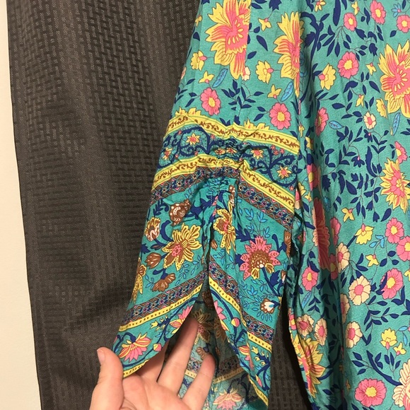 NEW Halife Women’s Tassel Tie Bohemian Tunic Loose Dress Plus Size 2XL - Picture 8 of 8